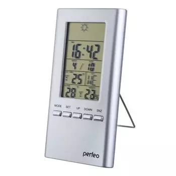 Цифровая метеостанция Perfeo METEO PF-S3331F серебряный (PF_A4603)