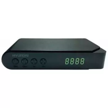 Цифровой тюнер Hyundai H-DVB200 черный