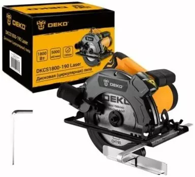 Циркулярная пила Deko DKCS1800-190 Laser (083-1011)