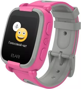 Детские смарт-часы Elari KidPhone 2 фиолетовый/серый (KP2-VIT-GRY)