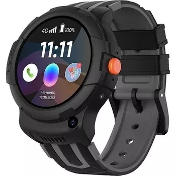 Детские смарт-часы Elari Kidphone 4G Wink черный