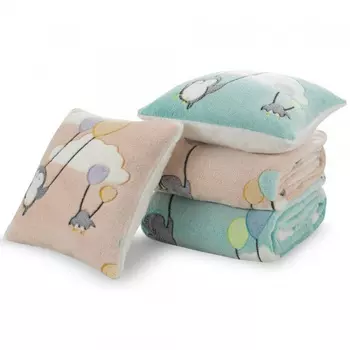 Детский комплект из подушки и пледа Dormeo «Теплые объятия»