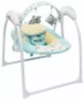 Детский шезлонг AmaroBaby Swinging Baby бирюзовый (AMARO-22SB-Bi)