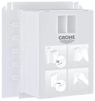 Для инсталляции Grohe 40911000 Ревизионный короб для крепления малых панелей смыва