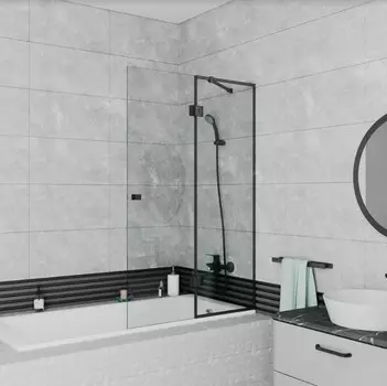 Для ванны D&K Matrix (DG1109025) Шторка на ванну