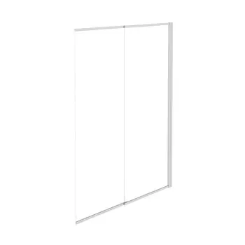 Для ванны Iberica Blanca Mod.801 Slide Open прозрачное/хром Шторка поворотно-раздвижная 90х150 (IB801.SC.150.90)