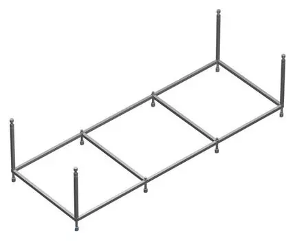 Для ванны Roca Easy 170x70см монтажный комплект (ZRU9302907)