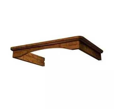 Дополнительный аксессуар для вытяжки Комплект багетов для Adelia 600 CPB/G1/2 (тем.дуб)