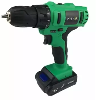 Дрель Zitrek Greenpower 16-Li (16В Li-ion-2шт, ЗУ, кейс, бита) (063-4075)
