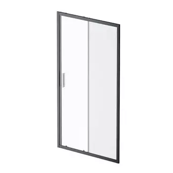 Душевая дверца Am.Pm Gem Solo W90G-110-1-195BM 110х195, стекло матовое, профиль черный матовый