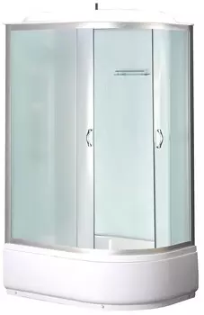 Душевая кабина Loranto CS-66120L F 120*80*215см, выс. поддон 40см, белый, стекло 4мм (3 коробки)