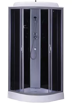 Душевая кабина Loranto CS-6691 G, 90*90*215см, низ. серая, стекло 4мм, поддон 13см (3 коробки)