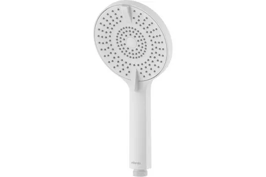 Душевая лейка Milardo Rora ROR4FWRM18 белая матовая