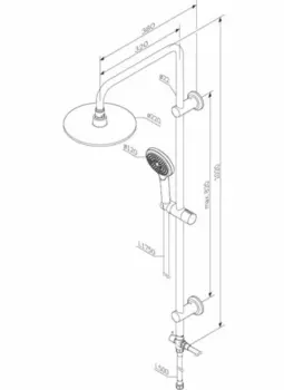 Душевая система Am.Pm Crave F079C000 хром