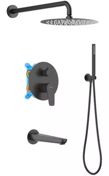 Душевая система Aquatek БЕТТА AQ1173MB