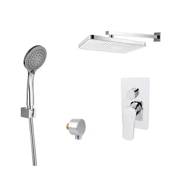 Душевая система Aquatek ВЕГА AQ1072CR (Set 4в1: AQ1046CR+AQ2081CR+AQ2454CR+AQ2010CR)