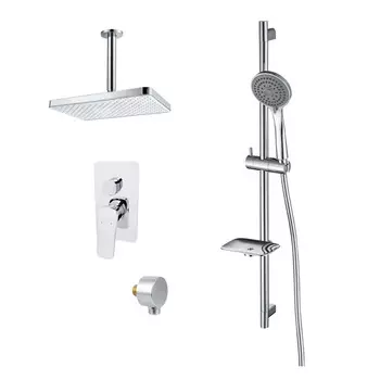 Душевая система Aquatek ВЕГА AQ1075CR (Set 4в1: AQ1046CR+AQ2071CR+AQ2454CR+AQ2011CR)