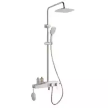 Душевая система Azario AZ-801-1 белый/золото