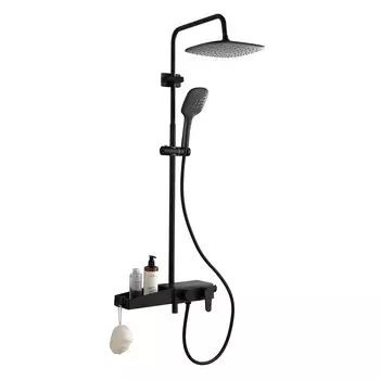 Душевая система Azario AZ-801-2B черный