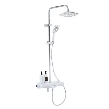 Душевая система Azario AZ-821 хром/белый