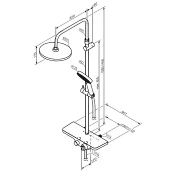 Душевая система Damixa Apollo 947760000