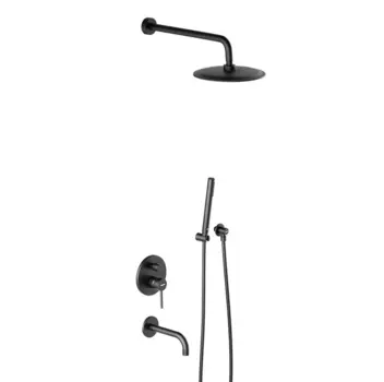 Душевая система Damixa Scandinavian Pure 936510300 чёрный