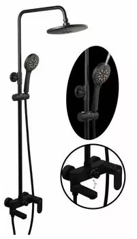 Душевая система Fashun A2482-7 чёрный