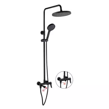 Душевая система Fashun A2486-7 черный