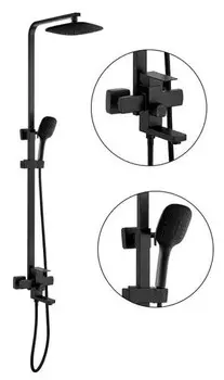 Душевая система Fashun A52402-7 Черный