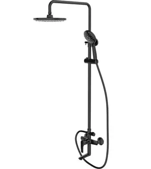 Душевая система Iddis Ray черный матовый (RAYBL3Fi06)