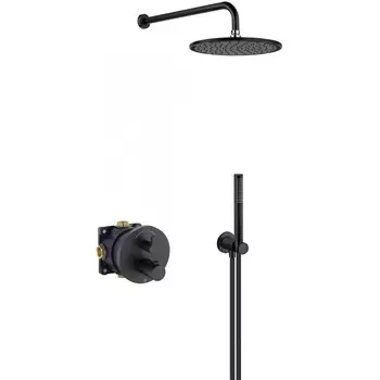 Душевая система Kludi NOVA FONTE 208313915 черный матовый