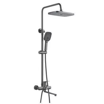 Душевая система Raffine F3685T оружейная сталь