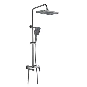 Душевая система Raffine F3699T оружейная сталь