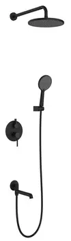 Душевая система Raglo R20.27.06 черный