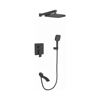 Душевая система Rose R1535H черный