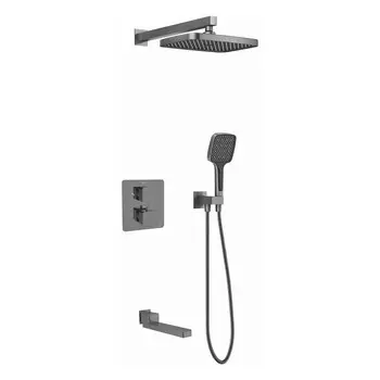 Душевая система Rose R1595T пепельный