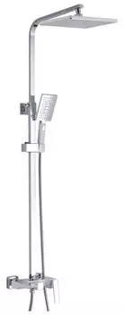 Душевая система Rose R1636F белый/хром