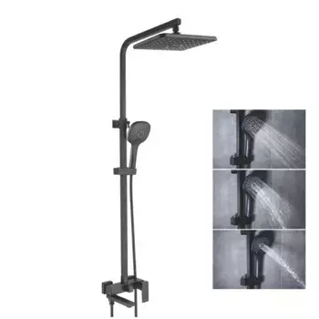 Душевая система Rose R2836H черный