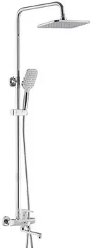 Душевая система Shevanik S8136F белый/хром