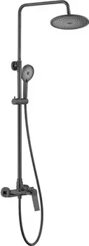Душевая система Shevanik S8336T оружейная сталь