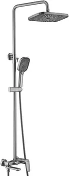 Душевая система Shevanik S8536T оружейная сталь