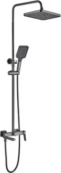 Душевая система Shevanik S9936T оружейная сталь