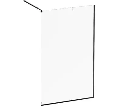 Душевая стенка Am.Pm Func W84WI-120-F1-BTE (120x200, стекло прозр., профиль черный)
