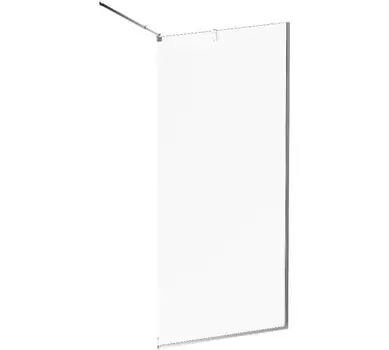 Душевая стенка Am.Pm Func W84WI-90-F1-MTE (90x200, стекло прозр., профиль мат хром)