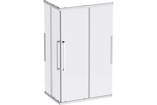 Душевое ограждение Am.Pm Func Square Slide W84G-403-12080-MТ матовый хром/прозрачное, 120х80