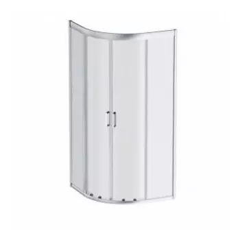 Душевое ограждение Am.Pm Gem W90G-401-100WT 100х100см серебро