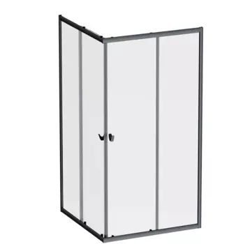 Душевое ограждение Am.Pm Sunny W87G-403-12090-BT (120x90 черный,стекло прозрачное)