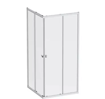 Душевое ограждение Am.Pm Sunny W87G-403-9090-МТ (90x90 серебро,стекло прозрачное)