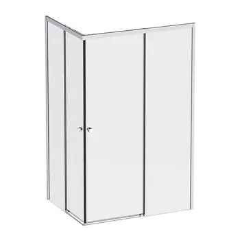 Душевое ограждение Am.Pm X-Joy Square Slide W94G-403-12090-MТ матовый хром/прозрачное, 120х90