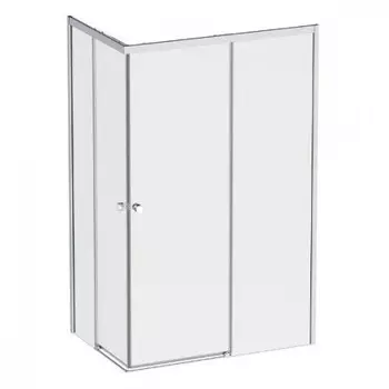 Душевое ограждение Am.Pm X-Joy Square Slide W94G-403-12080-MТ матовый хром/прозрачное, 120х80